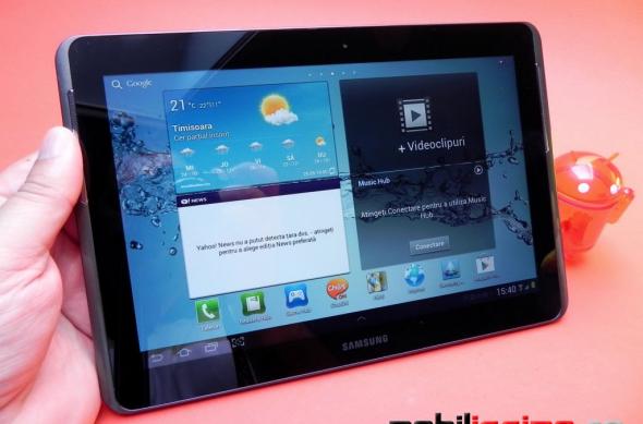 Review Samsung Galaxy Tab 2 10.1 - tabletă cu design plăcut, În sfârșit cu o interfață fluidă, dar totuși nimic nou... (Video): 01_samsung_p5100_galaxy_tab_2_10_1.jpg