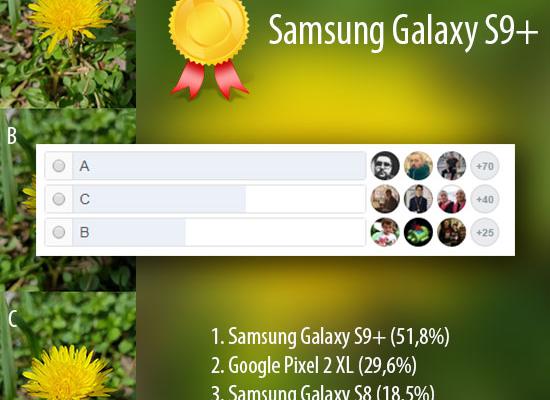 Rezultate Blind Test Foto: Samsung Galaxy S9+ vs. Galaxy S8 vs. Pixel 2 XL