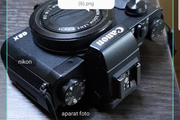 Interfață grafică cameră Samsung Galaxy S9+