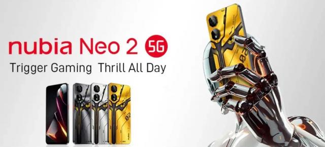 MWC 2024: Nubia Neo2 5G sosește drept un smartphone mid-range de gaming, cu design sci-fi în spate