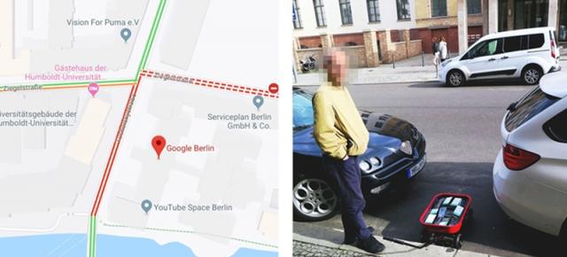 Un "hacker" de Google Maps a creat ambuteiaje virtuale folosind 99 de telefoane într-o remorcă de jucărie (Video)