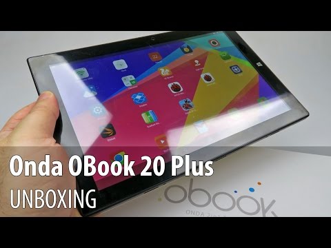 Onda OBook 20 Plus Video Unboxing în Limba Română (tabetă dual boot Windows 10/ Android 5.1)