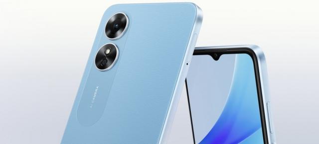 OPPO A17 sosește drept un telefon entry-level cu design arătos în spate și baterie mare de 5000 mAh