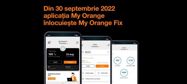 Din 30 septembrie 2022, poți accesa serviciile Orange sau Orange România Communications dintr-o singură aplicație mobilă: My Orange