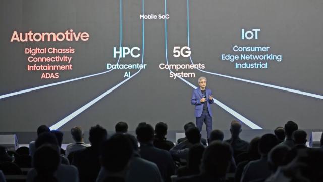 <b>Samsung va produce procesoare de 2 nanometri în 2025, va trece la 1.4 nanometri în 2027</b>Dacă în 2023 vom vedea la treabă procesoare de 3 nanometri, iar Samsung pare să fi furat deja faţa celor de la TSMC, având asemenea cipseturi în producţie, ei bine tot Samsung priveşte şi mai departe în viitor. Compania sud-coreeană 