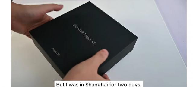 Noul pliabil Honor Magic V5 a primit deja unboxing, înainte de lansare (Video)