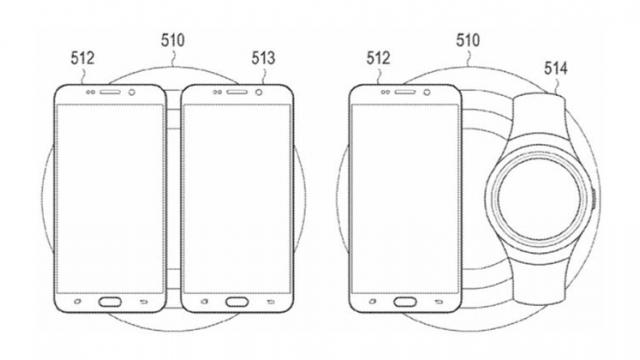 <b>Samsung brevetează un mecanism de încărcare wireless pentru multiple terminale simultan; seamănă cu Apple AirPower</b>Cei de la Samsung au primit de curând un brevet pentru un nou dispozitiv, unul de încărcare wireless pentru multiple dispozitive ce oferă suport pentru o asemenea încărcare. Seamănă la prima vedere cu soluția pe care o propune chiar Apple 