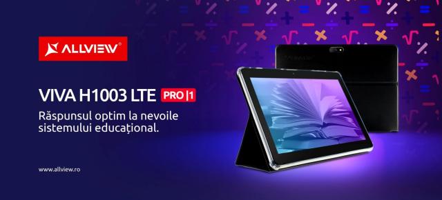 Allview lansează tableta Viva H1003 LTE PRO/1, dispozitiv util pentru procesul educaţional