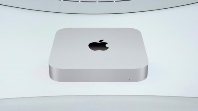 <b>Apple anunţă un nou Mac Mini, cu procesor Apple M1; Costă mai puţin decât varianta Intel, are performanță sporită</b>Apple a avut un eveniment One More Thing pe 10 noiembrie, de la ora 20:00, axat pe noul procesor Apple M1. Acesta a ajuns pe laptop-urile companiei, noile MacBook-uri, dar şi pe un desktop compact, Mac Mini
