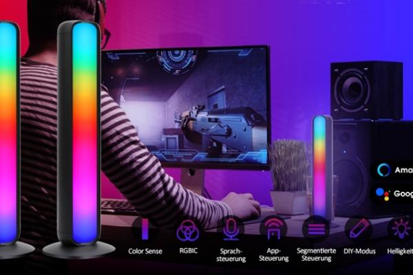 E LUNI e AMAZON: Azi am găsit reflectoare RGB inteligente și accesibile, pentru gameri, streameri și nu numai