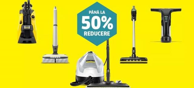 Ai nevoie de soluții practice pentru curățenia în casă și grădină? Pe site-ul oficial Kärcher continuă reducerile de Black Friday