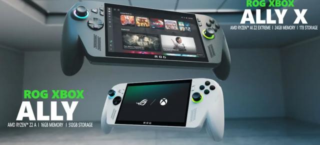ASUS ROG Xbox Ally și Ally X dezvăluite oficial; Colaborare Asus - Xbox pentru gaming portabil pe Windows 11
