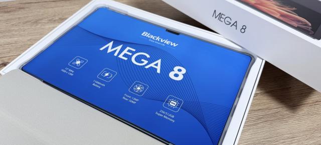 Blackview  Mega 8 Unboxing: Tabletă accesibilă axată pe multitasking, cu display generos (13 inch), mod desktop, stylus și husă la pachet