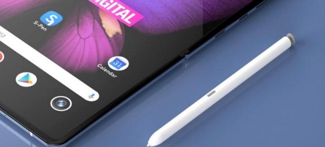 Samsung Galaxy Note Fold apare într-un brevet proaspăt, cu stylus la pachet și ecran de 8 inch