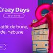Crazy Days la eMAG în perioada 25-27 martie cu reduceri la tot ce îți dorești! Smartphone nou sau aspirator robot pentru curățenia de Paște?