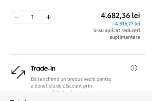 Eroare în aplicația Samsung? S25 Ultra 1 TB poate fi comandat la sub 4700 lei