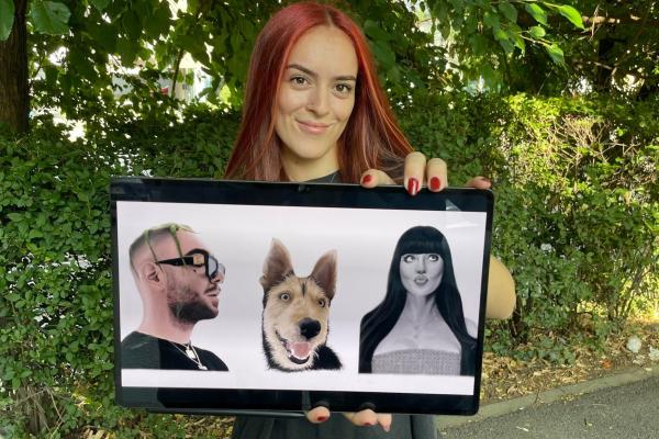 De la hârtie și creion la Galaxy Tab S8 Ultra 5G și S-Pen cu Antonia, Nane și cățelul Blu în rolurile principale! (Samsung Art Challenge #4)