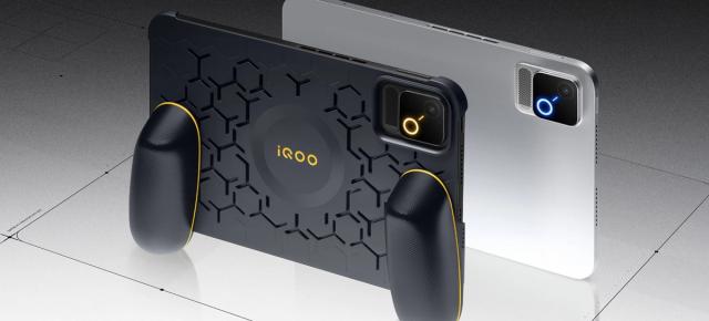 iQOO Pad Ultra apare în fotografii reale: tabletă de gaming de 8,8 inch, cu ventilator integrat și accesorii care o transformă într-o consolă portabilă
