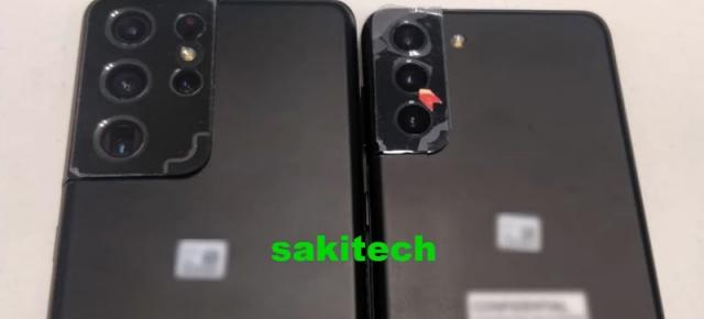 Samsung Galaxy S21 Ultra și Galaxy S21+ se afișează într-o primă fotografie reală; Modul foto uriaș pe modelul Ultra