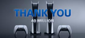 40 de milioane de console PlayStation 5 au fost vândute de la debut și până acum; Sony le mulțumește gamerilor