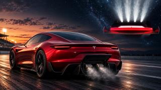 Tesla Roadster revine în lumina reflectoarelor după nouă ani de amânări; De data asta, Elon Musk vrea să-l desprindă de asfalt