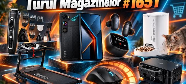 Turul Magazinelor #1651: S-au ieftinit căștile cu translator, mouse de gaming pe la 100 lei și o bandă de alergare pentru toți