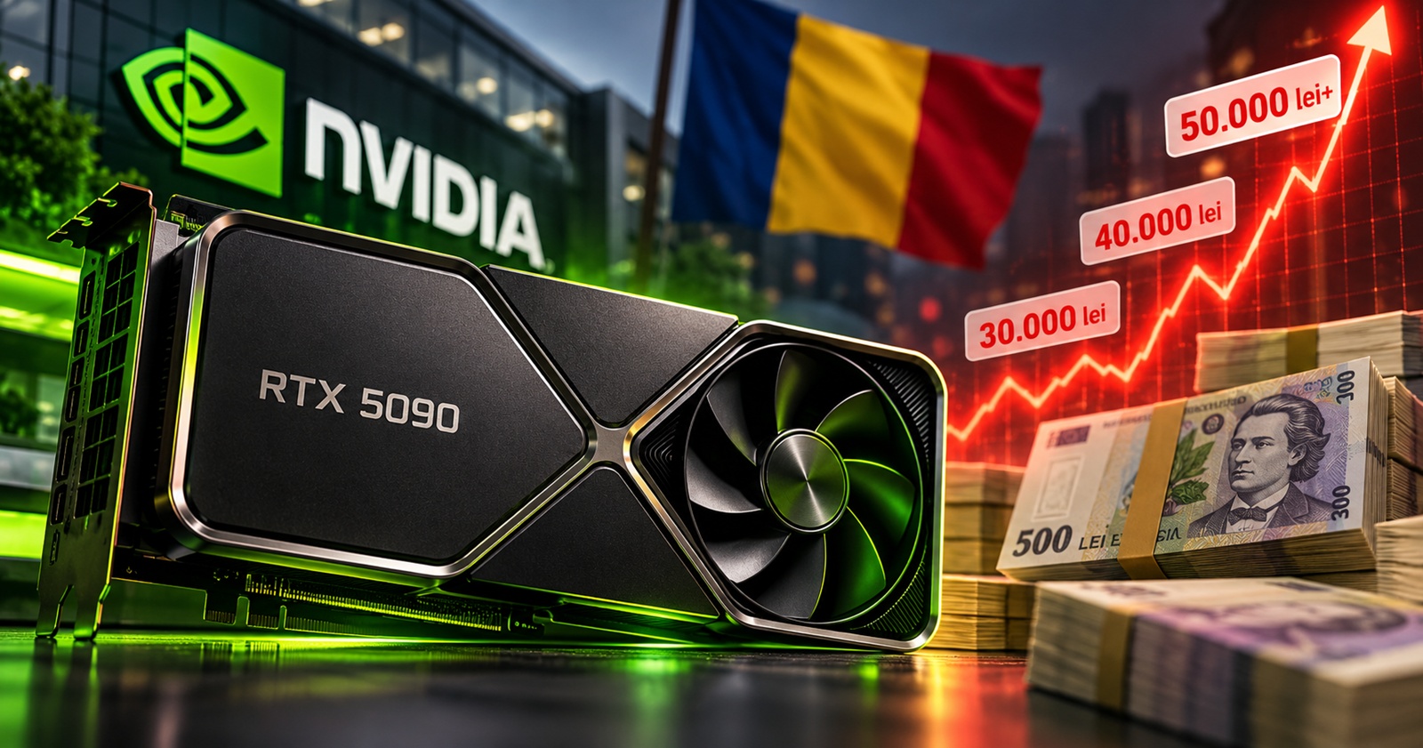 NVIDIA neagă că ar opri producția lui RTX 5090, însă prețurile au luat-o razna: în România unele plăci video costă peste 50.000 de lei