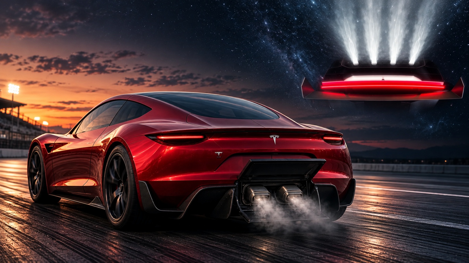 Tesla Roadster revine în lumina reflectoarelor după nouă ani de amânări; De data asta, Elon Musk vrea să-l desprindă de asfalt