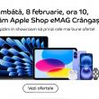 Apple Shop eMAG Crângași se relansează sâmbătă pe 8 februarie, cu reduceri MARI în magazin de la ora 10 dimineața