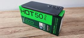 Unboxing INFINIX HOT 50 Pro 4G: Smartphone subțire și arătos, cu toate accesoriile necesare în pachet (inclusiv căști), sub 1200 lei