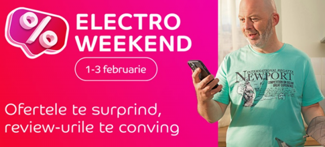 Până la 20% extra reducere pe eMAG în cadrul campaniei Electro Weekend; Televizoare, smartphone-uri și gaming