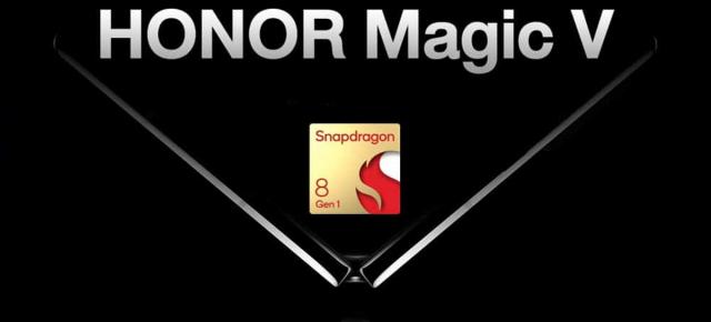 Primul smartphone pliabil cu procesor Snapdragon 8 Gen 1 ar fi Honor Magic V; Debutul ar avea loc în ianuarie 2022