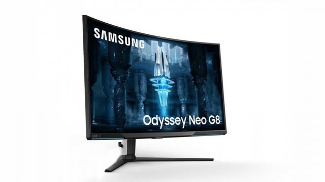 <b>CES 2022: Samsung Odyssey Neo G8 este primul monitor 4K cu refresh rate de 240 Hz, un model pentru gaming</b>Samsung a început devreme dezvăluirile de produse pe care le va prezenta la CES 2022, cu monitorul Samsung Odyssey Neo G8. Acesta este doar unul dintre cele 3 noi monitoare pregătite de Samsung pentru CES, dar e cel mai interesant, reprezentând o premieră