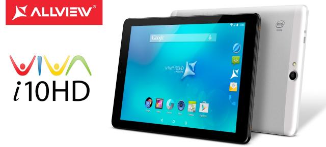 Allview anunţă lansarea tabletei Viva i10HD, tableta de 10 inch cu procesor Intel Atom şi 3G