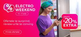 eMAG Electro Weekend: reduceri de până la 20% la produsele electro-IT