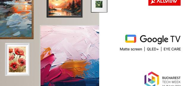 Încearcă prima maşina Allview, frigiderul ERA cu cameră, noile TV-uri QLED Allview la Bucharest Tech Week 2024