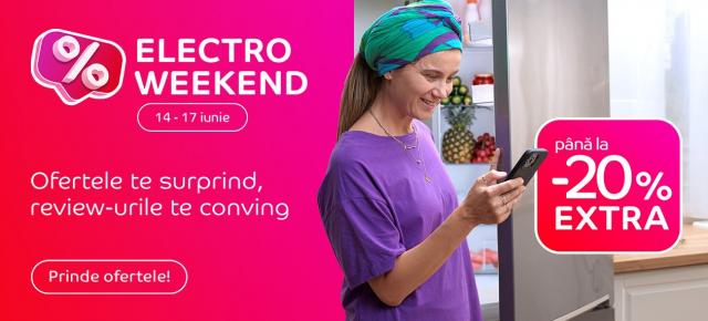 eMAG Electro Weekend: reduceri de până la 20% la produsele electro-IT