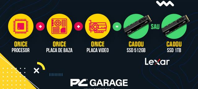 Upgrade pentru PC-ul tău de gaming în această vară? La PC Garage comanda ta îți aduce un SSD cadou! 