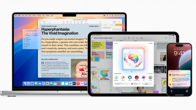 <b>Apple Intelligence aduce AI personalizat pe iPhone și Mac; Funcții noi pentru utilizatori</b>Apple a lansat Apple Intelligence, un sistem de inteligență personală integrat în iPhone, iPad și Mac, care combină modele generative puternice cu contextul personal al utilizatorilor. Apple Intelligence este adânc integrat în iOS 18, iPadOS 18 și macOS