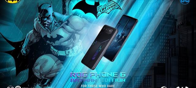 ASUS ROG Phone 6 în variantă Batman Edition a debutat; Aduce o cutie specială, accesorii personalizate și UI de super-erou