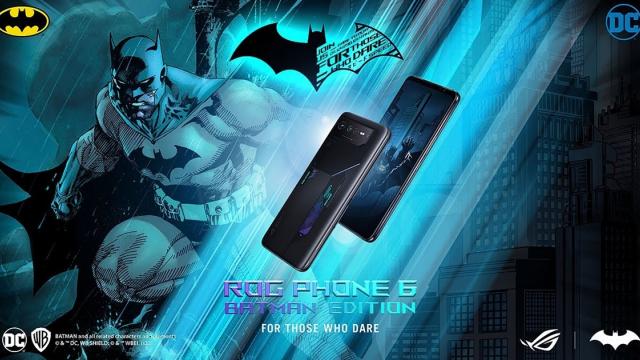 <b>ASUS ROG Phone 6 în variantă Batman Edition a debutat; Aduce o cutie specială, accesorii personalizate și UI de super-erou</b>Taiwanezii de la ASUS au lansat astăzi smartphone-ul ROG Phone 6D, care aduce cel mai nou și puternic CPU din portofoliul MediaTek. Totuși, compania a lansat oficial astăzi și ROG Phone 6 în variantă specială Batman Edition. Este un telefon de gaming