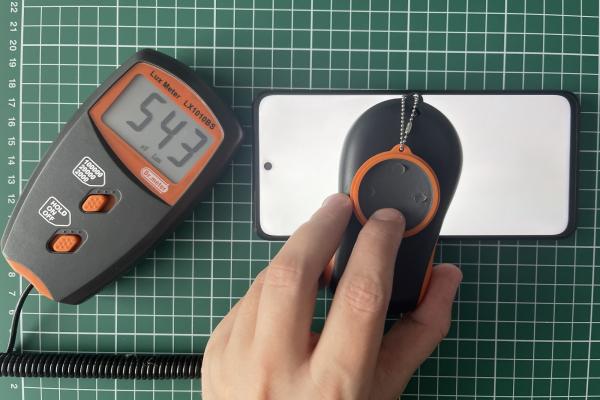 realme C55 - Teste luminozitate