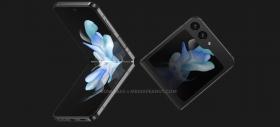 Samsung Galaxy Z Flip 5 apare în cele mai detaliate randări de până acum; Are display exterior generos, muchii drepte, balama nouă