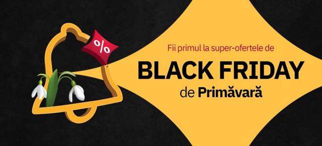 Black Friday de Primăvară începe la Altex pe 27 aprilie și ține până pe 3 mai; Avem catalogul cu oferte!