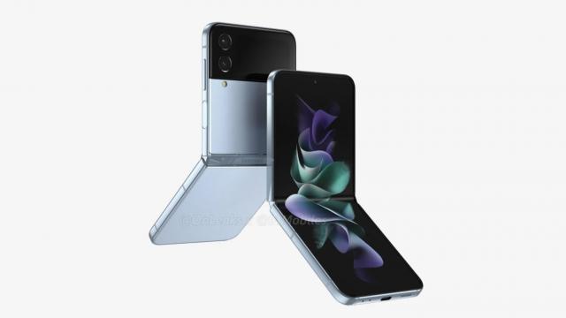 <b>Samsung Galaxy Z Flip 4 apare în primele imagini... nu vă aşteptaţi la surprize totuşi!</b>Samsung Galaxy Z Flip 4 o scăpare în randări fix în aceeaşi zi ca şi Galaxy Z Fold 4 şi de la aceeaşi sursă: @OnLeaks. Se pare că designul nu se va schimba prea mult pentru pliabilul cu clapetă faţă de predecesorul său. Aveţi detalii mai jos

