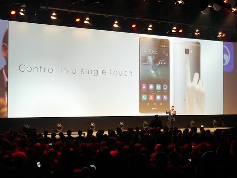 Huawei Mate S prezentat la IFA 2015 (captură cu telefonul) - Mobilissimo.ro