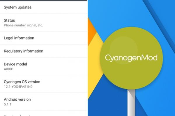 OnePlus One primește începând de astăzi actualizarea la Cyanogen OS 12.1 via OTA; update bazat pe Android 5.1.1