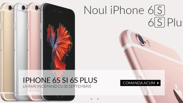 <b>QuickMobile aduce în România iPhone 6s şi 6s Plus, cu precomenzi de pe 12 septembrie; Iată când se livrează produsele şi care sunt preţurile</b>De abia a anunţat Apple noile sale iPhone-uri şi deja avem reacţii din partea retailerilor locali, ceea ce nu poate dec&acirc;t să ne bucure. QuickMobile.ro va aduce pe piaţa locală modelele iPhone 6s şi 6s Plus, iar ele vor fi disponibile la...