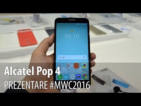 Alcatel Pop 4 Hands-On în Limba Româna #MWC2016 - Mobilissimo.ro