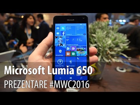Microsoft Lumia 650 Hands-On în Limba Româna #MWC2016 - Mobilissimo.ro